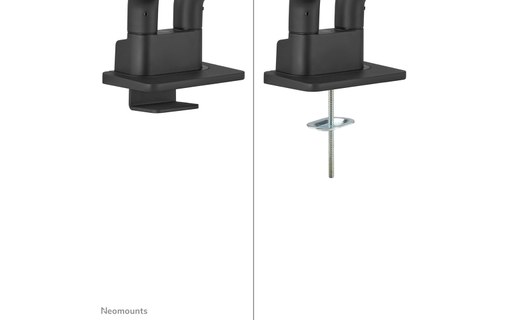 Support écran de bureau - 2 écrans - Noir - Neomounts DS70S-950BL2