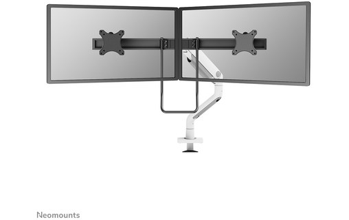Support écran de bureau - 2 écrans - Blanc - Neomounts DS75S-950WH2