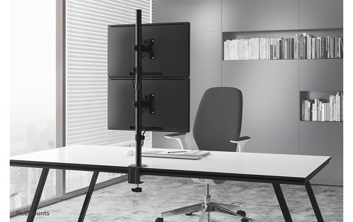 Support écran de bureau - 2 écrans - Noir - Neomounts FPMA-D550DVBLACK