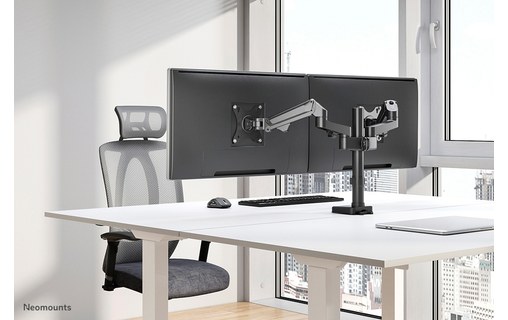 Bras articulé - 2 écrans - Noir - Neomounts DS70-750BL2