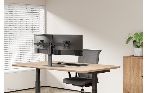 Support écran de bureau - 2 écrans - Noir - Neomounts FPMA-D865DBLACK