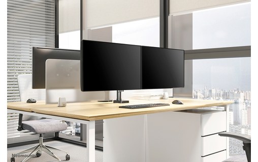 Bras articulé - 2 écrans - Noir - Neomounts DS70-750BL2