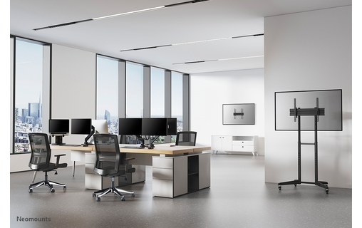 Bras articulé - 2 écrans - Noir - Neomounts NM-D775DXBLACK