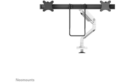 Support écran de bureau - 2 écrans - Blanc - Neomounts DS75S-950WH2