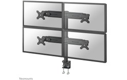 Bras articulé - 4 écrans - Noir - Neomounts FPMA-D700D4