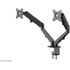 Support écran de bureau - 2 écrans - Noir - Neomounts DS70-700BL2