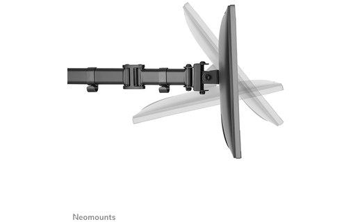 Bras articulé - 2 écrans - Noir - Neomounts NM-D135DBLACK