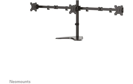 Support écran de bureau - 3 écrans - Noir - Neomounts FPMA-D550DD3BLACK