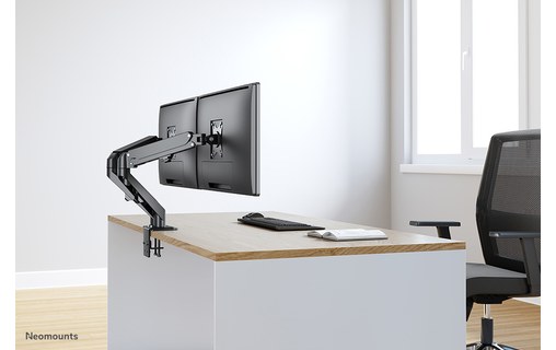 Support écran de bureau - 2 écrans - Noir - Neomounts DS70-700BL2