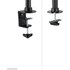 Support écran de bureau - 2 écrans - Noir - Neomounts FPMA-DCB100DBLACK