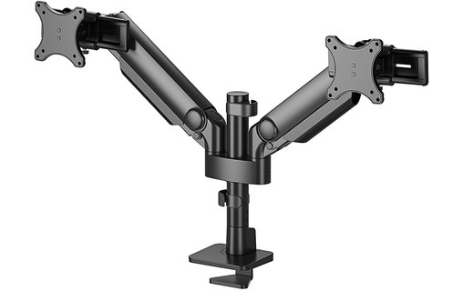 Support écran de bureau - 2 écrans - Noir - Neomounts DS65S-950BL2