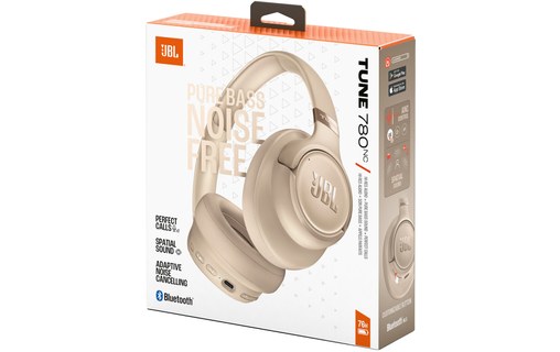 Casque Bluetooth JBL Tune 780NC, Beige