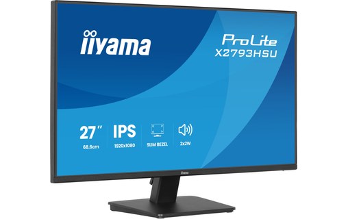 Écran 27" iiyama ProLite X2793HSU-B1 - 120 Hz