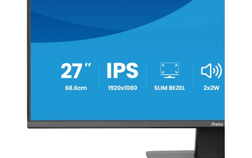 Écran 27" iiyama ProLite X2793HSU-B1 - 120 Hz