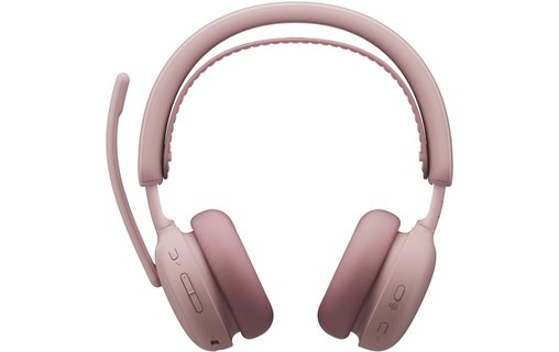 Micro-casque sans fil Logitech Stéréo - Rose - USB-C