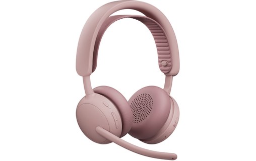 Micro-casque sans fil Logitech Stéréo - Rose - USB-C