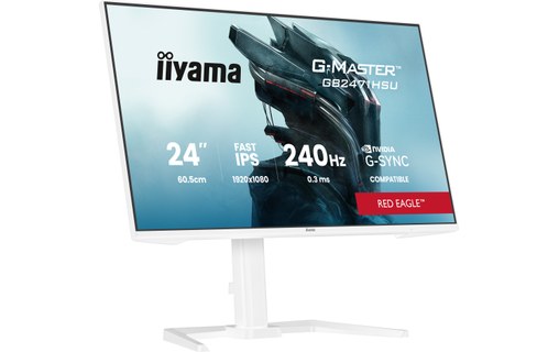 Écran Gaming 23,8" iiyama G-MASTER GB2471HSU-W1 - 240 Hz