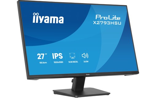 Écran 27" iiyama ProLite X2793HSU-B1 - 120 Hz