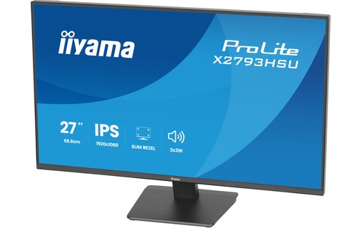 Écran 27" iiyama ProLite X2793HSU-B1 - 120 Hz