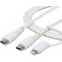 Câble USB-C avec adaptateur Lightning - StarTech - 60 W - 2 m - Blanc