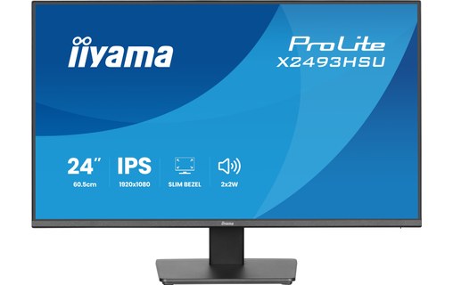 Écran 23,8" iiyama ProLite X2493HSU-B1 - 120 Hz