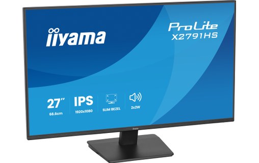 Écran 27" iiyama ProLite X2791HS-B1 - 120 Hz