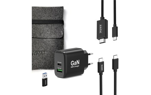 Chargeur USB-C 65 W - PORT Designs Essentiel - Noir
