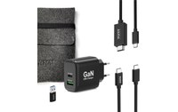 Chargeur USB-C 65 W - PORT Designs Essentiel - Noir