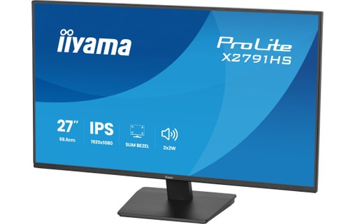 Écran 27" iiyama ProLite X2791HS-B1 - 120 Hz