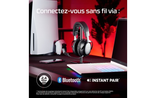 Casque gaming sans fil HyperX Cloud III S, Noir - Bluetooth