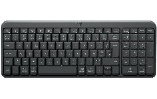 Clavier sans fil Logitech K250 - Gris anthracite, Graphite