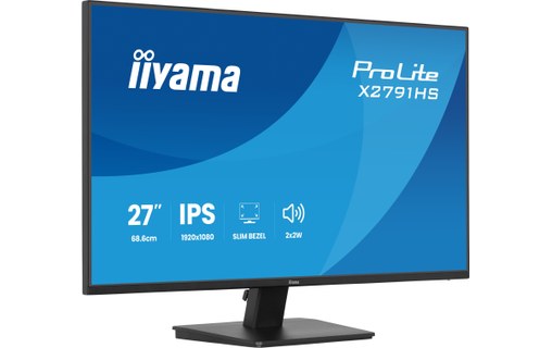 Écran 27" iiyama ProLite X2791HS-B1 - 120 Hz