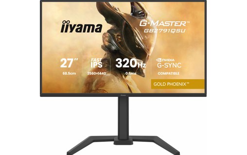 Écran 27" iiyama G-MASTER GB2791QSU-B1 - 320 Hz