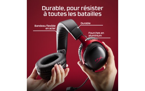 Casque gaming sans fil HyperX Cloud III S, Noir - Bluetooth
