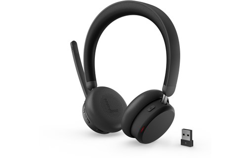 Micro-casque sans fil Lenovo ANC 6550 Stéréo - Noir - USB