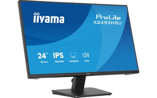 Écran 23,8" iiyama ProLite X2493HSU-B1 - 120 Hz
