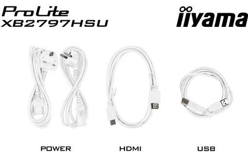 Écran 27" iiyama ProLite XB2797HSU-W1 - 120 Hz USB-C