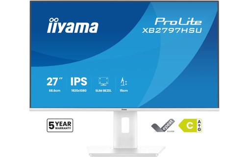 Écran 27" iiyama ProLite XB2797HSU-W1 - 120 Hz USB-C