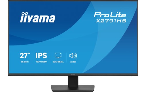 Écran 27" iiyama ProLite X2791HS-B1 - 120 Hz