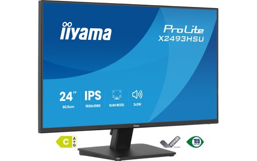 Écran 23,8" iiyama ProLite X2493HSU-B1 - 120 Hz