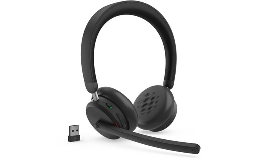 Micro-casque sans fil Lenovo ANC 6550 Stéréo - Noir - USB