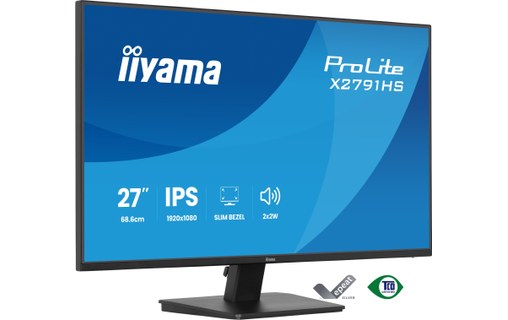 Écran 27" iiyama ProLite X2791HS-B1 - 120 Hz