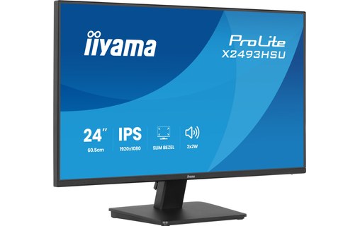 Écran 23,8" iiyama ProLite X2493HSU-B1 - 120 Hz