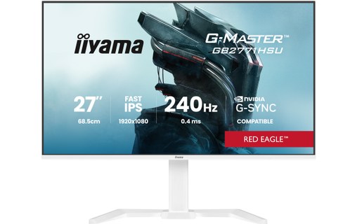 Écran 27" iiyama G-MASTER GB2771HSU-W1 - 240 Hz