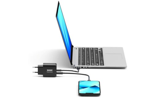 Chargeur USB-C 65 W - PORT Designs Essentiel - Noir