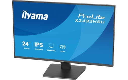 Écran 23,8" iiyama ProLite X2493HSU-B1 - 120 Hz