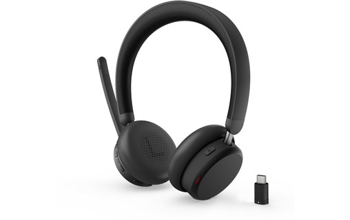 Micro-casque sans fil Lenovo ANC 6550 Stéréo - Noir - USB-C