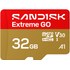 Carte microSDHC SanDisk Extreme GO 32 Go, UHS-I, V30
