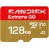 Carte microSDXC SanDisk Extreme GO 128 Go, UHS-I, V30