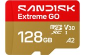 Carte microSDXC SanDisk Extreme GO 128 Go, UHS-I, V30
